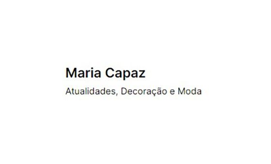 Mariacapaz.pt
