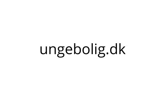 Unge Bolig