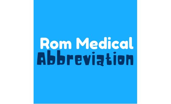 Rommedicalabbreviation.com