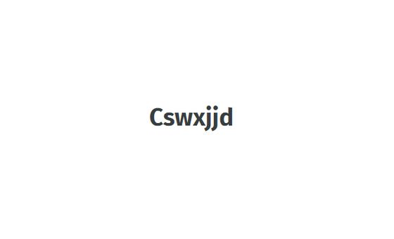 Cswxjjd.com