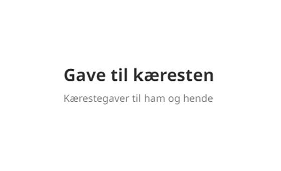 Gavetilkaeresten.dk