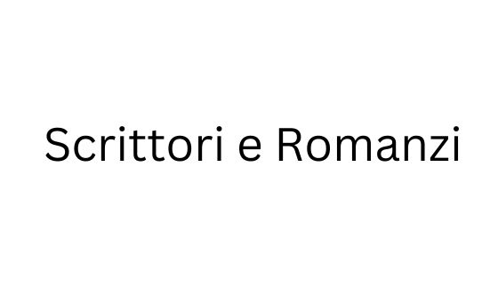 Scrittori e Romanzi