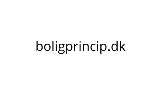 Bolig Princip