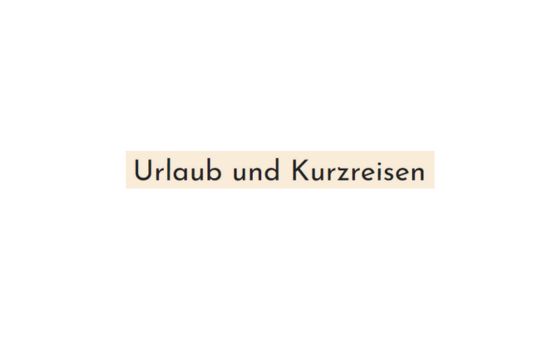 Urlaub-und-kurzreisen.de