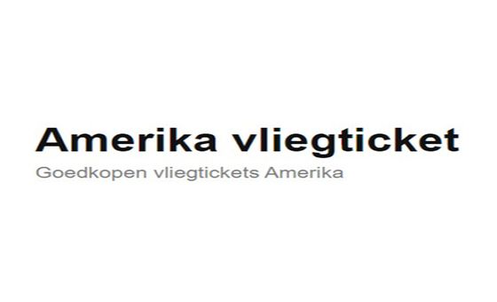 Amerikavliegticket.nl