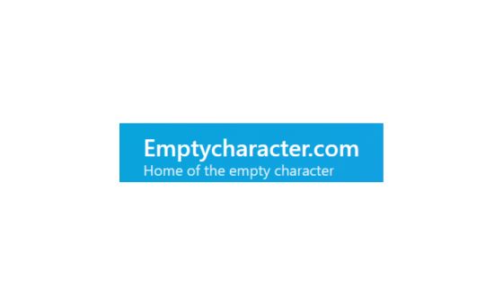 Emptycharacter.com