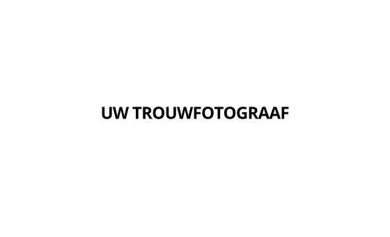 Uwtrouwfotograaf.be