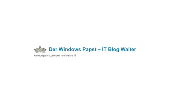 Der-windows-papst.de Der-windows-papst.de