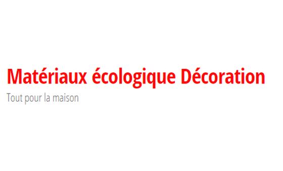 Matériaux Écologique Décoration