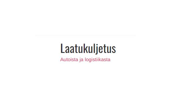 Laatukuljetus.fi