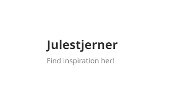 Julestjerner.dk