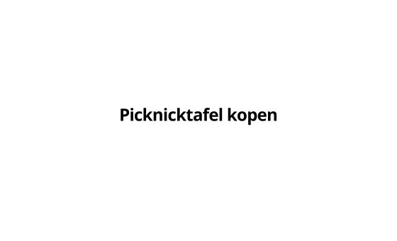 Picknicktafelskopen.be