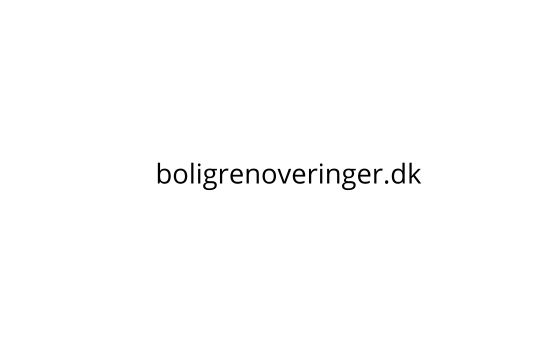 Bolig Renoveringer