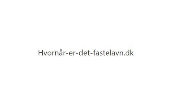 Hvornår-er-det-fastelavn.dk