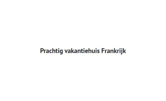 Prachtigvakantiehuisfrankrijk.be