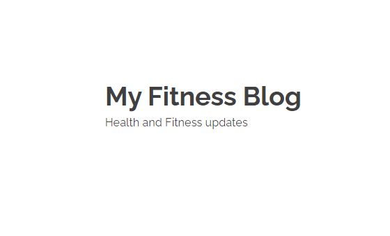 Myfitnessblog.us
