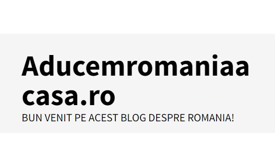 Aducemromaniaacasa.Ro