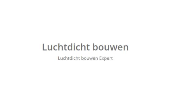 Luchtdicht-bouwen-expert.be