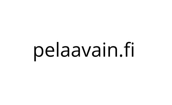 Pelaa Vain