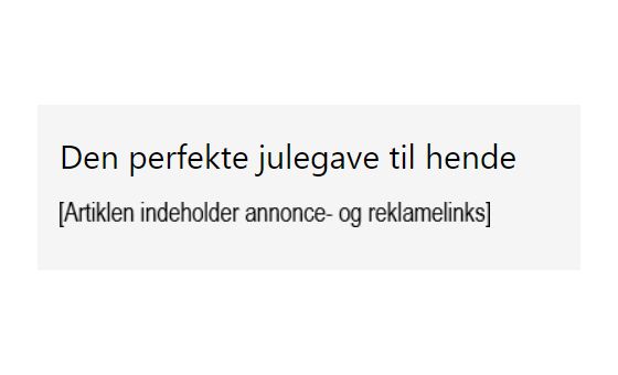 Julegave-til-hende.dk