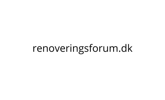 Renoverings Forum