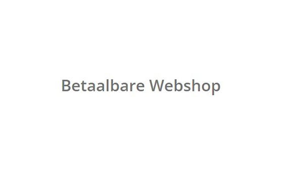 Betaalbare-webshop.be