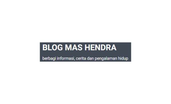 Blogmashendra.com