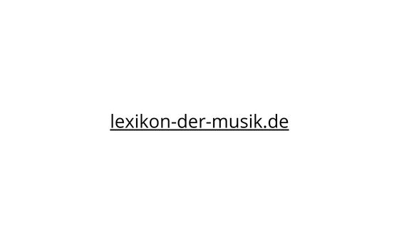 Lexikon der Musik
